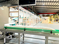 Prix de fabrication de la machine d'hygiène d'usine Machine automatique sous les coussinets Ligne de production de sous-coussinets Machine sous les coussinets