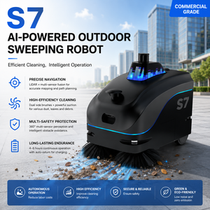 S7 LiDAR Navigation Outdoor Sweeping Robot All Day Autonomous Operation Low Noise Zero Emission Eco Friendly Design - Product Image 6