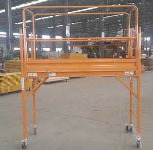 Torre per ponteggi mobili con piattaforma <span class=keywords><strong>regolabile</strong></span> da 18 piedi in acciaio multiuso in stile Baker, torre per impalcature - Product Image 5