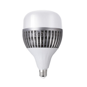 Led <b>Bulb</b> E27 E40 High Power 36W 50W 85W 105W 150W 200W Ultra Bright Warehouse Factory <b>Lighting</b> Aluminum Teardrop Design - Product Image 2