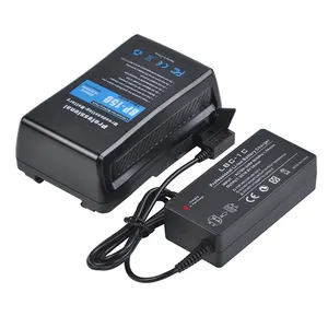 Carregador de bateria v-lock LBC-1C v, adaptador para montagem de 16.8v 3a câmera de vídeo para sony BP-VM74 BP-VM148 BP-95W BP-150W BP-190W