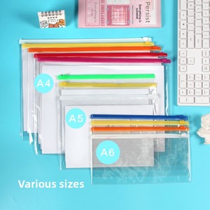 <span class=keywords><strong>Carpeta</strong></span> de Archivos con Cierre Transparente de PVC A4, <span class=keywords><strong>Carpeta</strong></span> de Archivos con Cierre para Almacenamiento de Facturas A5, para Organizar Documentos, Personalizable - Product Image 1