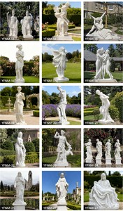 Scultura YOUFINE a grandezza naturale <span class=keywords><strong>di</strong></span> <span class=keywords><strong>Venere</strong></span> che si bagna, in marmo bianco puro, statua della dea Afrodite nuda che tiene un telo, per <span class=keywords><strong>giardini</strong></span> europei - Product Image 2
