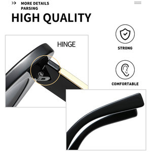 Nuovo arrivo Cat Eye blocco Computer montature per <span class=keywords><strong>occhiali</strong></span> Designer Fashion Big Frame Women Blue Light Filter Glasses - Product Image 3