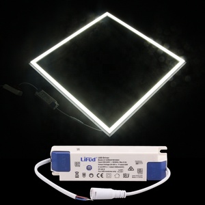 Pannello <span class=keywords><strong>LED</strong></span> Industriale OEM 3CCT Senza Sfarfallio, Dimmerabile, Alta Luminosità, Sospeso con Cornice 595x595/600x600mm in Alluminio per Casa - Product Image 5