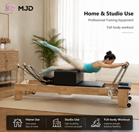 Reformer Pilates en bois massif de qualité studio, machine Reformer en chêne, couleur personnalisée, équipement Pilates OEM
