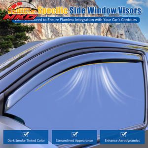For Toyota Tacoma 16-23 Access Cab Window Visors In Channel <b>Rain</b> Sun <b>Deflectors</b> - Product Image 3