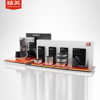 Rak Display Akrilik untuk Headphone, Headset, Earbud, Lensa Kamera, dan Perlengkapan Ponsel, Desain Kustom Berkualitas Tinggi untuk Toko Retail