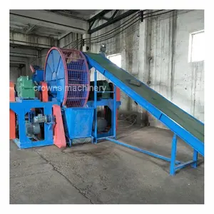 CE Certified Truck Tire Shredder Machine Efficient Waste Tire Recycling Equipment