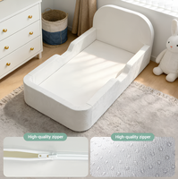 Lit pour enfants moderne avec barre de sécurité, en stock, pour hôtel et chambre à coucher, mobilier de salon à profil bas