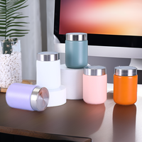 Botol Termos Mini Korea Fancy Custom 200ml/280ml Stainless Steel Anti Bocor Dinding Ganda Vakum Tahan Panas