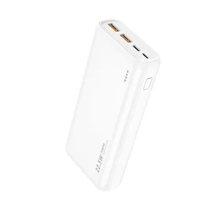 Foneng p52 pd + qc carregamento rápido, banco de energia portátil p52 22.5w, compatível com qc power bank 20000mah