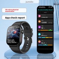 Reloj con Tarjeta 4G F500 de Grado Médico, ECG, Pantalla IPS Cuadrada, Correa de Silicona, Detección de Frecuencia Cardíaca las 24 Horas, Alarma SOS de Caídas, Contesta Llamadas