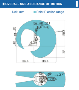 Tự động hàn robot công nghiệp sáu aixs cánh tay Robot Máy hàn laser 6 trục cánh tay robot - Product Image 3