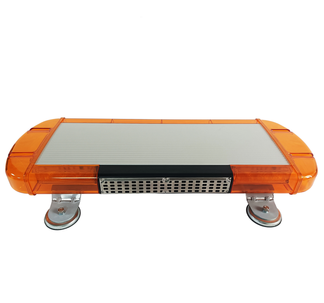 60cm Emergency Roof Light Amber LED Ambulance Warning Mini Lightbar with Magnetic for Car Vehicle Truck Snow Plow Strobe Light