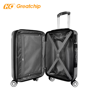 Valise trolley 100% aluminium, matériau PC pur, double verrouillage, extensible, pour ordinateur portable, avec roulettes - Product Image 6