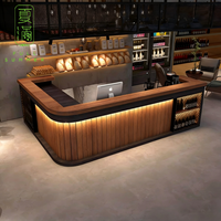 Comptoir de réception industriel sur mesure pour usine, bar multifonctionnel, caisse pour restaurant, bureau, salle de sport, bar, boutique