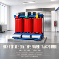 Transformateur de puissance triphasé 10 kV de type sec à bobine toroïdale, sans huile isolante, refroidissement par air, haute sécurité incendie et respectueux de l'environnement