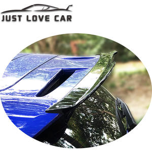 JUSTLOVECAR M4 STYLE SPOILER pour <span class=keywords><strong>FORD</strong></span> <span class=keywords><strong>FIESTA</strong></span> <span class=keywords><strong>2008</strong></span> 2009 2010 <span class=keywords><strong>ST</strong></span>-<span class=keywords><strong>LINE</strong></span> MK6 MK6.5 ABS toit de voiture arrière coffre couvercle SPOILER WING LIP 2018 - Product Image 1