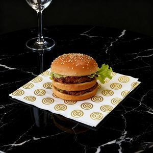 Papier ciré réutilisable pour emballer les aliments, papier ciré pour hamburger, sandwich, rouleau de poulet, boule de riz, logo personnalisé - Product Image 5
