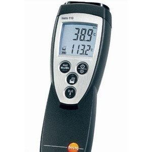 Termómetro Digital Testo 110 con Sonda de 100 mm, Almacenamiento de Datos, Bluetooth, Instrumento de Medición de Temperatura - Product Image 1
