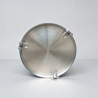 Mini foyer de table Jocreek 14 cm en acier inoxydable 201, portable pour le camping et le chauffage extérieur