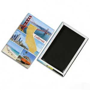 Imán de Refrigerador con Foto del Puente Golden Gate de California, Recuerdo Turístico de Los Ángeles y San Francisco, 90*65, Personalizado - Product Image 1