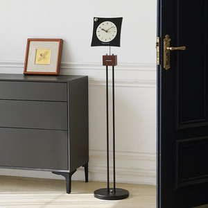 Wozoom Standing <b>Clock</b> Square Quartz <b>Movement</b> Lucky Red Living Room Decor Housewarming Gift - Product Image 2