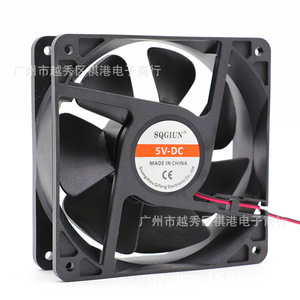 พัดลมระบายความร้อน Sqgiun 120 มม. DC 120x120x38 มม. 5V เงียบ สำหรับเคสคอมพิวเตอร์และพาวเวอร์ซัพพลาย - Product Image 1