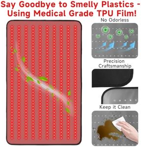 Cakupan seluruh tubuh bahkan distribusi panas desain lipat 400 LED (660nm/850nm) pengatur waktu yang dapat diatur (10-90menit) untuk pemulihan yang lebih cepat - Product Image 3