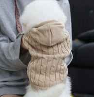 Pull en tricot moderne pour animaux de compagnie, pull à capuche pour chien en laine crochetée, nouveau Design