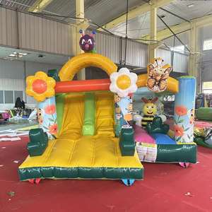 Castello gonfiabile castello di salto di qualità durevole gonfiabile castello gonfiabile castello di salto con scivolo casa di rimbalzo buon compleanno - Product Image 2