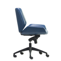Vente d'usine : Chaise de bureau moderne en bois massif avec revêtement en tissu, pivotante et empilable, idéale pour hôtel et chambre.