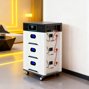 Meilleur Prix Système de Stockage d'Énergie Domestique Hybride Solaire CAN 16kWh 32kWh 48kWh 64kWh Empilable 51.2V 330Ah LiFePO4 - Product Image 3