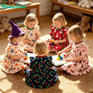 <span class=keywords><strong>Vestito</strong></span> da Principessa per <span class=keywords><strong>Bambina</strong></span> con Motivo Natalizio Personalizzato, in Cotone Morbido Ecologico, Delicato sulla Pelle, per Uso Quotidiano e All'aperto - Product Image 5