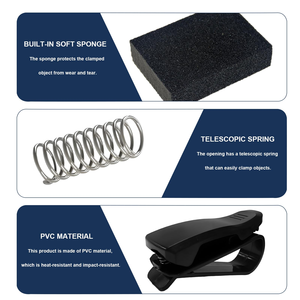 Supports pour pare-soleil de voiture, pince porte-lunettes de soleil, support de lunettes pour voiture, pince double extrémité et support de lunettes de voiture - Product Image 3