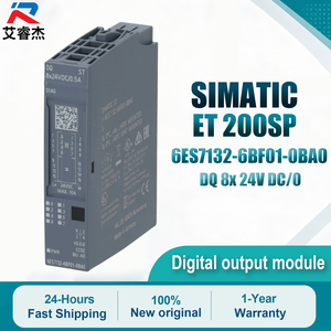 โมดูลเอาต์พุตดิจิตอลใหม่แท้ รุ่น 6es7132-6bf01-0ba0 DQ8x24VDC/0 5A มาตรฐาน Plc SIMATIC ET 200SP โมดูล IO 6ES7 132-6BF01-0BA0 - Product Image 1
