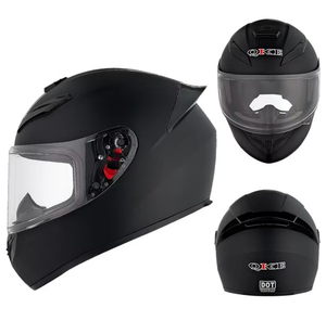 Casque de moto certifié norme nationale DUOMAI en ABS, intégral, chaud pour l'hiver, sécurité toutes saisons, unisexe, pour cycliste de vélo électrique - Product Image 1