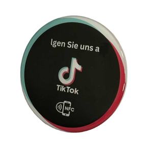 Etiqueta NFC programable de PVC epoxi NTAG216/215/213 personalizada de fábrica, compatible con Google, con adhesivo 3M en la parte posterior. - Product Image 3