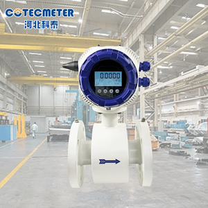 Dn80 220V meteran aliran elektromagnetik industri air karet laut cairan lumpur asam magnetik Flowconverter OEM untuk cairan