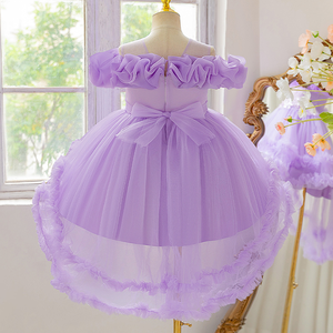 Vestido de Princesa para Niñas, Sin Mangas, Floral, Hasta la Rodilla, Traje de Fiesta de Cumpleaños, Disfraz de Piano - Product Image 4