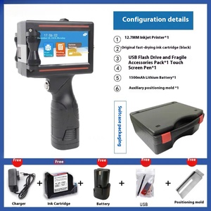 Xách tay cầm tay máy in phun cho in ấn ngày sản xuất đồ họa mã <span class=keywords><strong>QR</strong></span> bao bì carton Mã Chai trên các mặt hàng nhỏ - Product Image 5