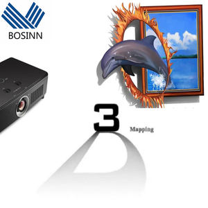 Máquina de proyección 3D dinámica, mapeo de proyección 3D, Full <span class=keywords><strong>HD</strong></span>, gran lugar, proyector, proporción de lanzamiento ANSI, iluminación para fiesta de escenario - Product Image 2