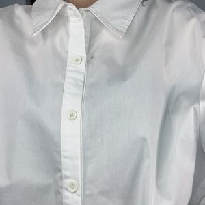 Chemise à manches longues élégante et décontractée pour femme OEM, de haute qualité, nouvelle mode, en coton, boutonnée, streetwear, XS, été, hiver - Product Image 4