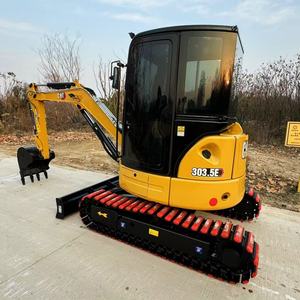 Originele Japan Gebruikte Rups 303.5e Minigraafmachine Met Rubberen Pad/Track 3ton 3.5ton Cat <span class=keywords><strong>Mini</strong></span> Digger Cat303.5e - Product Image 1