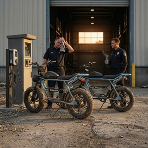 Mini Bicicleta Eléctrica con Faro LED y Bocina, Ciclo Industrial para Patrullaje de Almacenes - Product Image 1