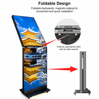 Schermo LED per Poster 640x1920mm, Display P2.5 HDR10 per Interni, Alta Frequenza di Aggiornamento 3840Hz, IP65 Impermeabile, Profondità Colore 16-Bit per Negozi e Centri Commerciali