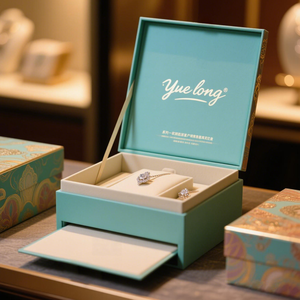 Custom High Quality Paper Box Printed Cardboard Jewelry Packaging <b>Boxes</b> <b>Earrings</b> Necklaces Jewelry <b>Gift</b> Box with Your Own logo - Product Image 1