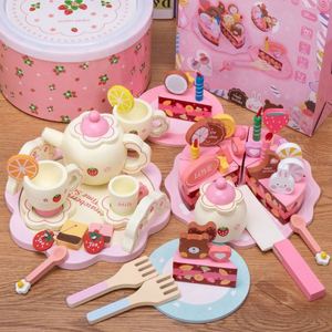 Juego de Comida de Juguete de Madera para Niños Pequeños, Material Seguro, Regalo de Cumpleaños, Pastel de Juguete - Product Image 6