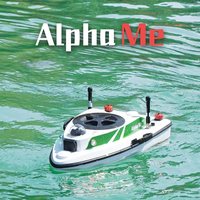 Alpha ME USV : Véhicule de surface autonome (USV) pour levés cartographiques, système de cartographie USV à conducteur unique, bateau USV pour l'exploration des eaux peu profondes